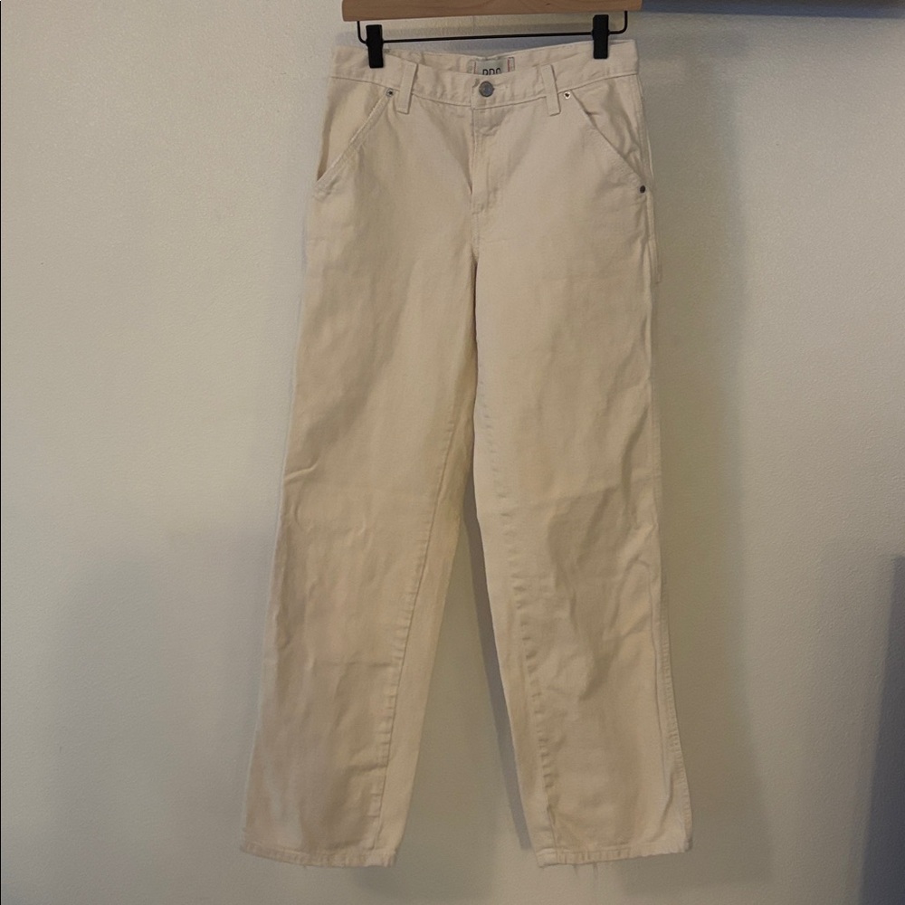 Urban Outfitters BDG Women’s Carpenter Denim Jeans Size 27 Natural Color